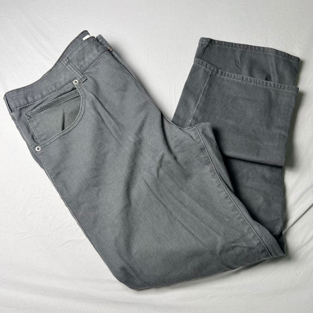 Lee Modern Series L342 Straight Fit Straight Leg Pants Gray 38x30